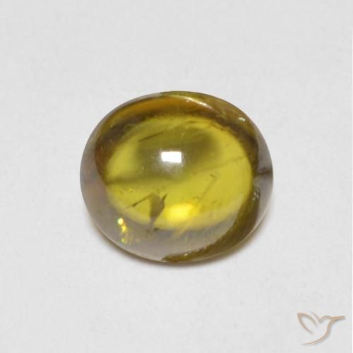 1.22ct Naturel Doré terreux Sphène, ovale, Transparent