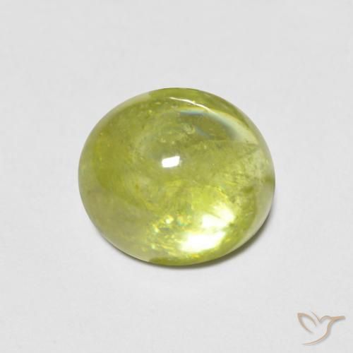 2.59ct Naturel Jaune citron léger Sphène, ovale, Transparent