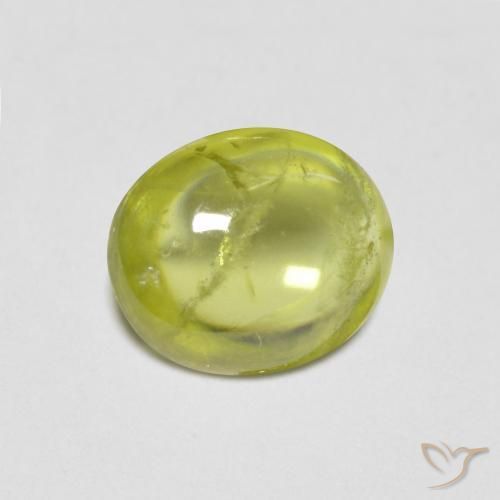 2.76ct Naturel Jaune moyen Sphène, ovale, Transparent
