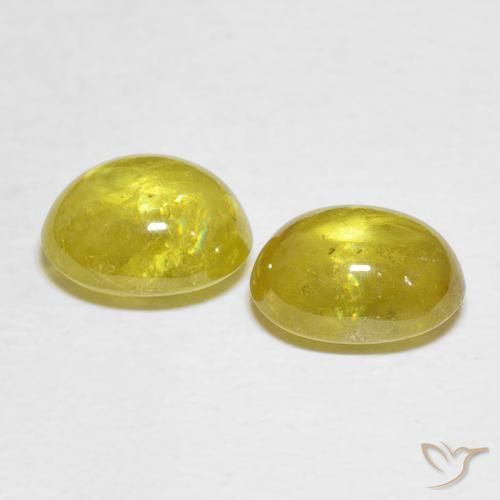 Shop natural 4.25ct Jaune moyen Sphène gems, ovale, from Sri Lanka at GemSelect. In stock, global shipping!