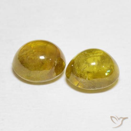 Shop natural 3.89ct Jaune moyen Sphène gems, ovale, from Sri Lanka at GemSelect. In stock, global shipping!