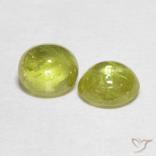 Shop natural 1.98ct Pineapple yellow Sphène gems, ovale, from Sri Lanka at GemSelect. In stock, global shipping!