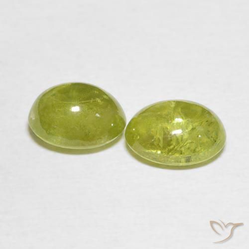 Shop natural 3.61ct Jaune moyen Sphène gems, ovale, from Sri Lanka at GemSelect. In stock, global shipping!