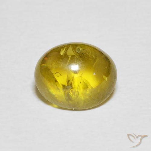 2.79ct Naturel Jaune brunâtre Sphène, ovale, Transparent