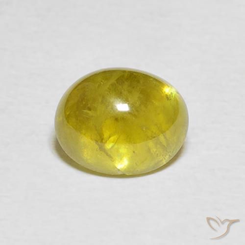 2.51ct Naturel Pineapple yellow Sphène, ovale, Transparent