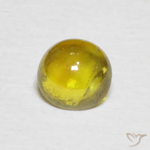 0.75ct Naturel Jaune moyen Sphène, ovale, Transparent