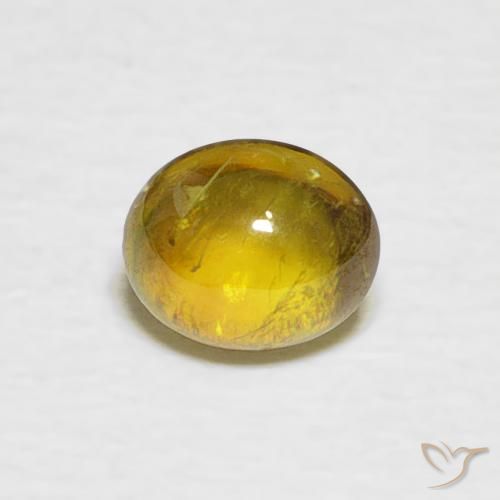 0.69ct Naturel Brun moyen Sphène, ovale, Transparent