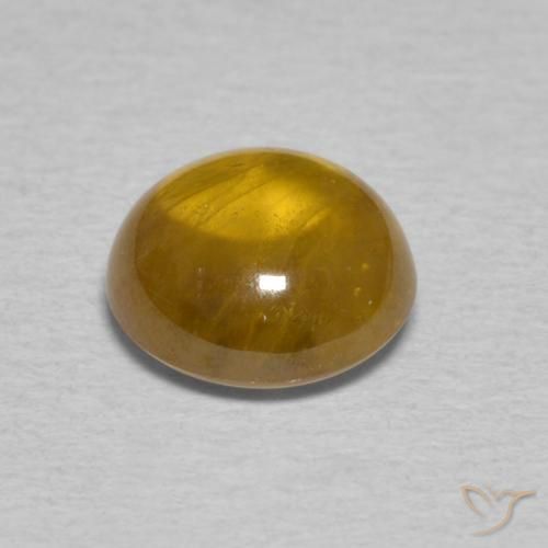 Sphène Or naturelle ovale, 2.08 ct, Transparent
