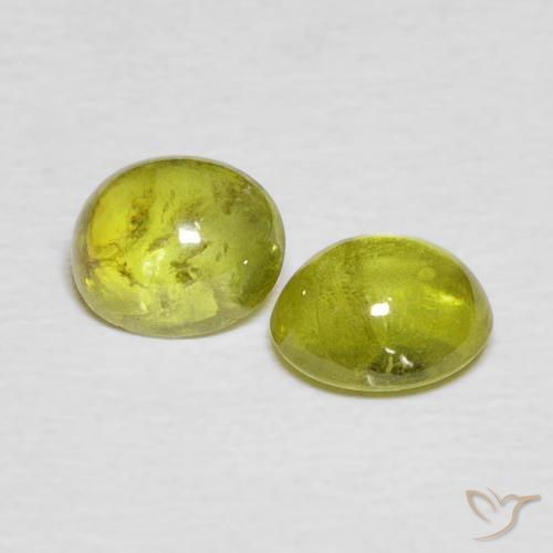 Shop natural 2.10ct Vert jaunâtre Sphène gems, ovale, from Sri Lanka at GemSelect. In stock, global shipping!