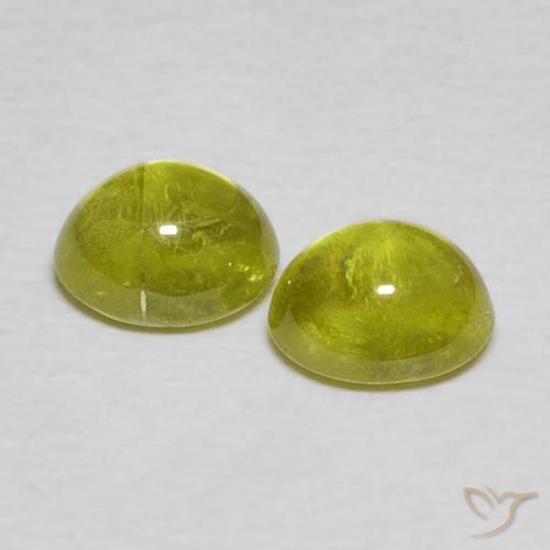 Shop natural 2.11ct Vert moyen Sphène gems, ovale, from Sri Lanka at GemSelect. In stock, global shipping!