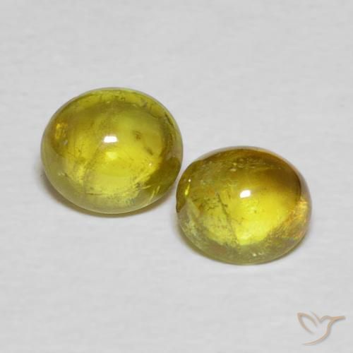 1.76ctw Naturel Brun doré profond Sphène, ovale, Transparent
