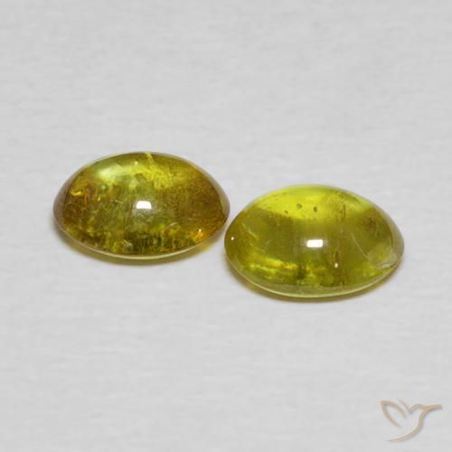 Shop natural 1.56ct Doré terreux Sphène gems, ovale, from Sri Lanka at GemSelect. In stock, global shipping!