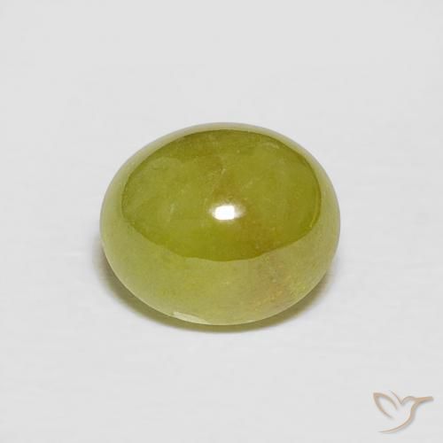 2.24ct Naturel Jaune citron Sphène, ovale, Translucide
