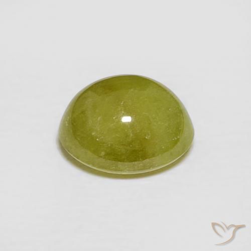Sphène Jaune citron naturelle ovale, 2.24 ct, Translucide