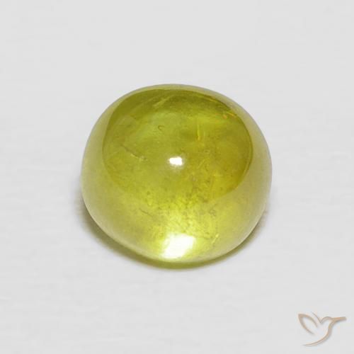 2.10ct Naturel Jaune moyen Sphène, ovale, Transparent