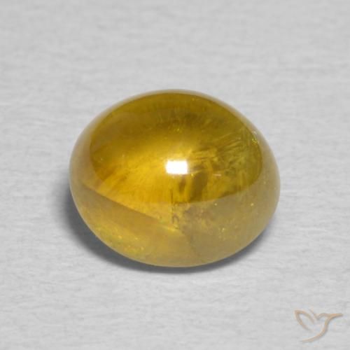 1.74ct Naturel Or Sphène, ovale, Transparent