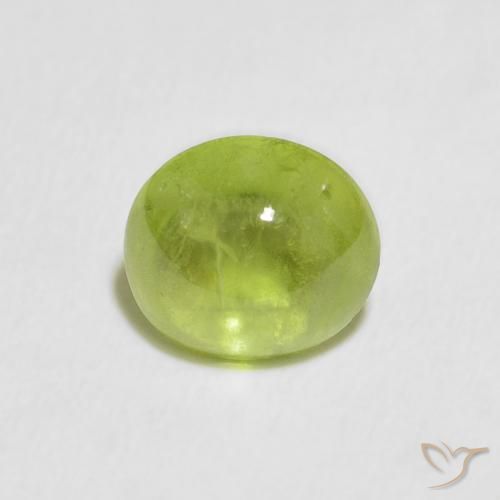1.86ct Naturel Vert éclatant Sphène, ovale, Transparent
