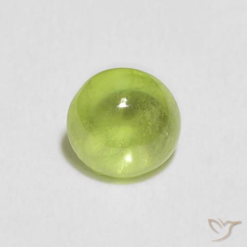 0.97ct Naturel Vert moyen Sphène, Tour, Transparent