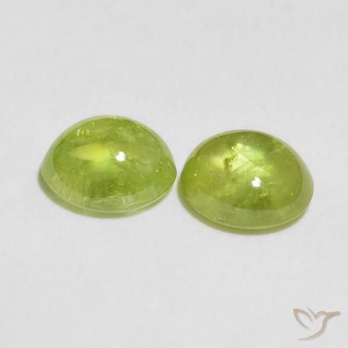 Shop natural 2.74ct Vert éclatant Sphène gems, ovale, from Sri Lanka at GemSelect. In stock, global shipping!