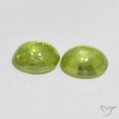 Shop natural 2.70ct Vert moyen Sphène gems, ovale, from Sri Lanka at GemSelect. In stock, global shipping!
