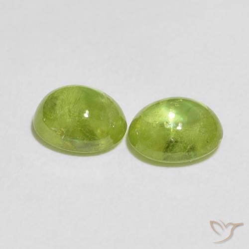 Shop natural 2.73ct Vert moyen Sphène gems, ovale, from Sri Lanka at GemSelect. In stock, global shipping!