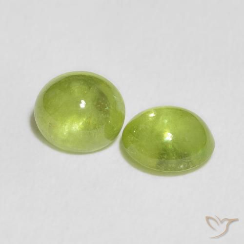 Shop natural 2.07ct Vert moyen Sphène gems, ovale, from Sri Lanka at GemSelect. In stock, global shipping!
