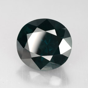 Spinelle vert naturelle coupe ovale, 5,61 ct, VVS