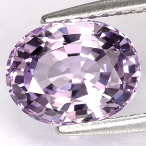 Spinelle violet naturelle coupe ovale, 2,09 ct, VVS