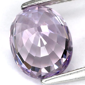Spinelle violet naturelle coupe ovale, 2,09 ct, VVS