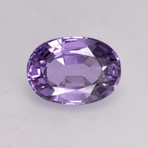 Spinelle Violet raisin naturelle Coupe ovale, 1.17 ct, VVS-VS