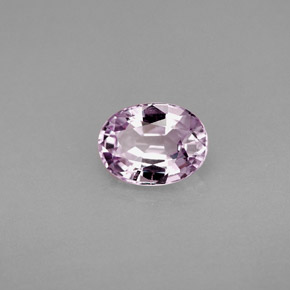 Spinelle pourpre naturelle coupe ovale, 1,27 ct, VVS-VS