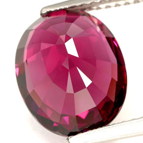 Spinelle rose naturelle coupe ovale, 5,39 ct, VVS