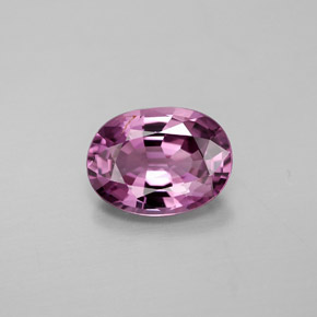 Spinelle violet naturelle coupe ovale, 1,82 ct, VVS