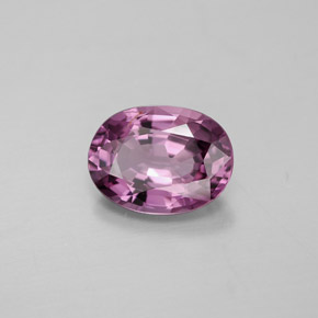 Spinelle violet naturelle coupe ovale, 1,82 ct, VVS