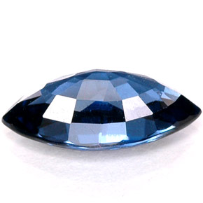 Spinelle bleue naturelle marquise, 1,18 ct, VVS-VS