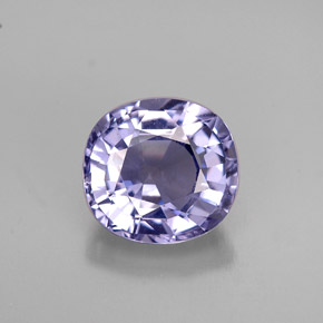 Spinelle violet naturelle coupe coussin, 1,75 ct, VVS