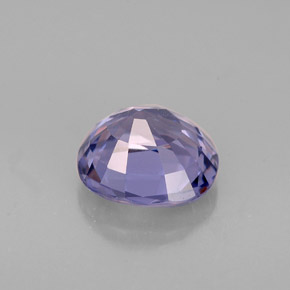 Spinelle violet naturelle coupe coussin, 1,75 ct, VVS