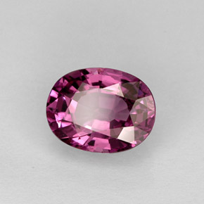 Spinelle rose naturelle coupe ovale, 1,53 ct, VS-SI