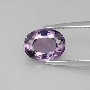 Spinelle violet naturelle coupe ovale, 2,00 ct, SI