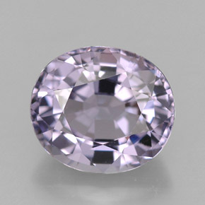 Spinelle violet naturelle coupe ovale, 2,22 ct, VS-SI