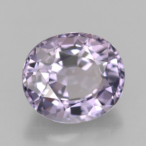 Spinelle violet naturelle coupe ovale, 2,22 ct, VS-SI