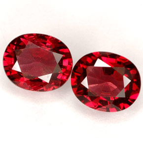 Achetez naturel ct rouge spinelle gems, coupe ovale, en provenance myanmar (birmanie) chez gemselect. en stock, livraison internationale!
