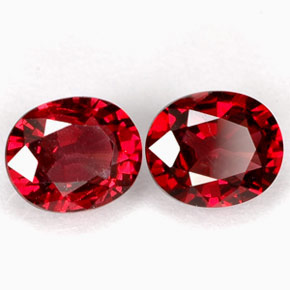 Achetez naturel ct rouge spinelle gems, coupe ovale, en provenance myanmar (birmanie) chez gemselect. en stock, livraison internationale!