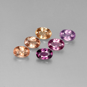 Achetez naturel ct multicolore spinelle gems, coupe ovale, en provenance tanzanie chez gemselect. en stock, livraison internationale!