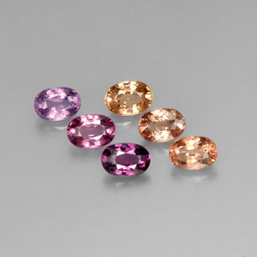 Achetez naturel ct multicolore spinelle gems, coupe ovale, en provenance tanzanie chez gemselect. en stock, livraison internationale!