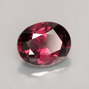 Spinelle rouge naturelle coupe ovale, 2,23 ct, VVS-VS