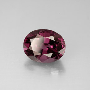 Spinelle violet naturelle coupe ovale, 2,36 ct, VS-SI