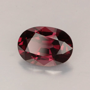 Spinelle rouge naturelle coupe ovale, 1,64 ct, VVS-VS