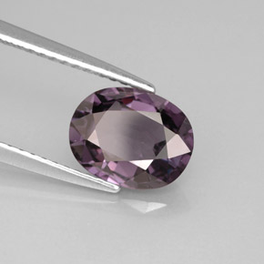 Spinelle violet naturelle coupe ovale, 2,03 ct, VVS-VS
