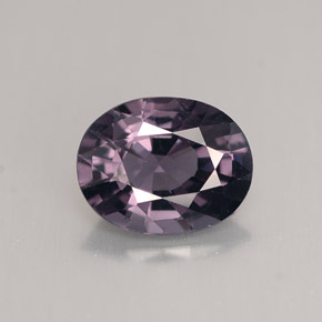 Spinelle violet naturelle coupe ovale, 1,98 ct, VVS